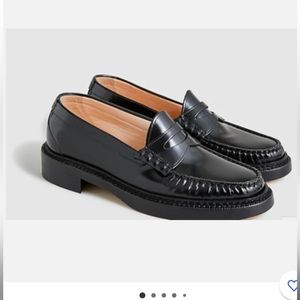 J. Crew Leather Rowan Penny Loafer - Black 8.5 NWT